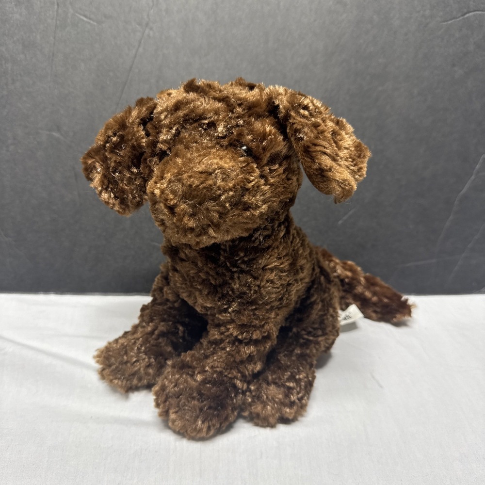 Vintage Commonwealth Brown Puppy Dog Lab Labrador Plush Stuffed Animal 2001 8"